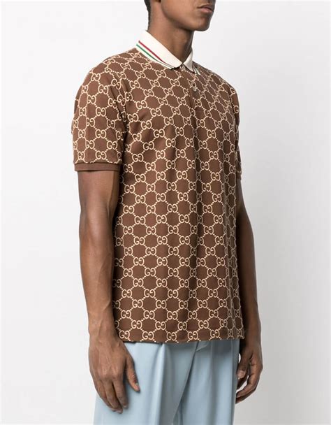 coton gucci|gucci gg stretch polo.